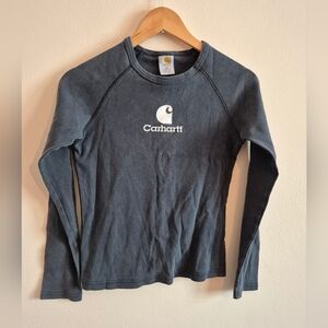Carhartt Long Sleeve T Shirt Women's XS 100% Cotton